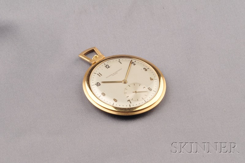 Appraisal: kt Gold Open Face Pocket Watch Vacheron Constantin the silvertone