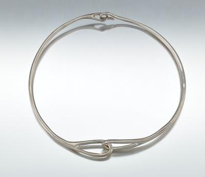 Appraisal: A Tiffany Co Sterling Silver Choker Necklace Sterling silver collar