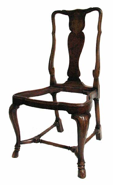 Appraisal: A George I style chair height in width in depth