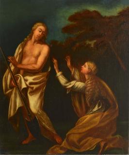 Appraisal: Old Master Christ Appearing to Mary Magdalene Old Master allegorical