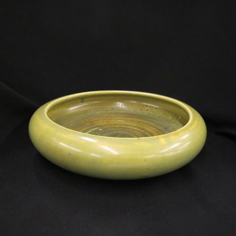 Appraisal: Rookwood Art Pottery Console Bowl shape -C green factory flaw