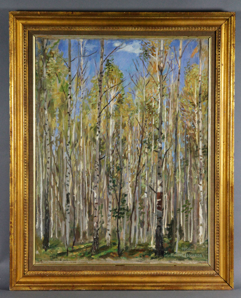 Appraisal: - Pchernikoff Arbor landscape O C Igor Pchernikoff arbor landscape