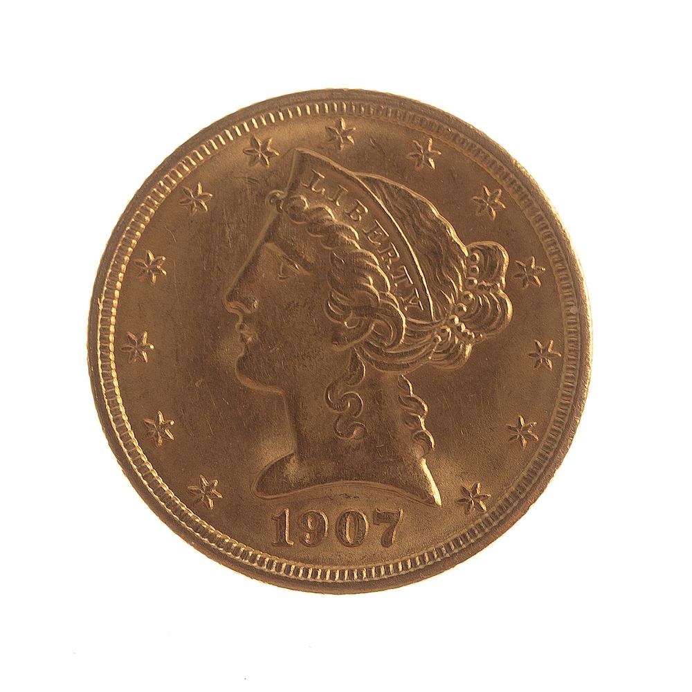 Appraisal: Liberty Gold Half Eagle Unc Details Uncirculated MS- details with