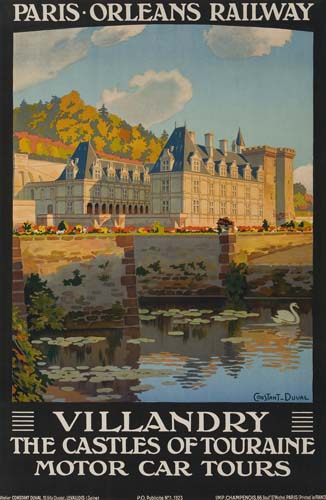 Appraisal: CONSTANT-DUVAL CHAMBOURD Group of posters Each approximately x inches Champenois