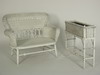 Appraisal: CHILD'S FURNITURE LOT - Two piece lot consisting of a