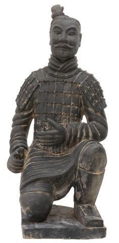 Appraisal: Chinese warrior based on the terracotta army of Qin Shi