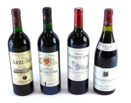 Appraisal: Various wine Chanson Nuits-Saint-Georges Chateau Peymounton Chateau Cap Leon Veyrin