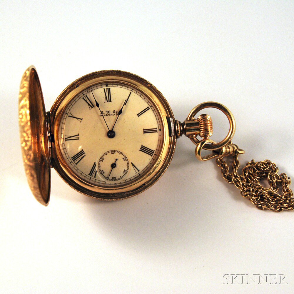 Appraisal: kt Gold Waltham American Watch Co Hunting Case Pocket Watch