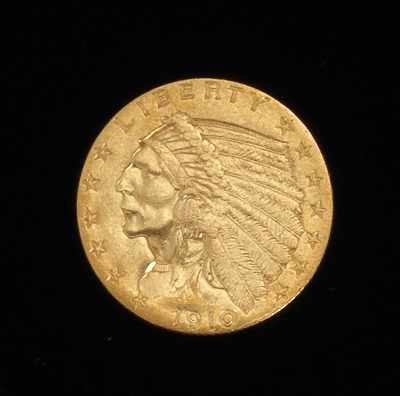 Appraisal: Gold Quarter Eagle Coin Grade AU