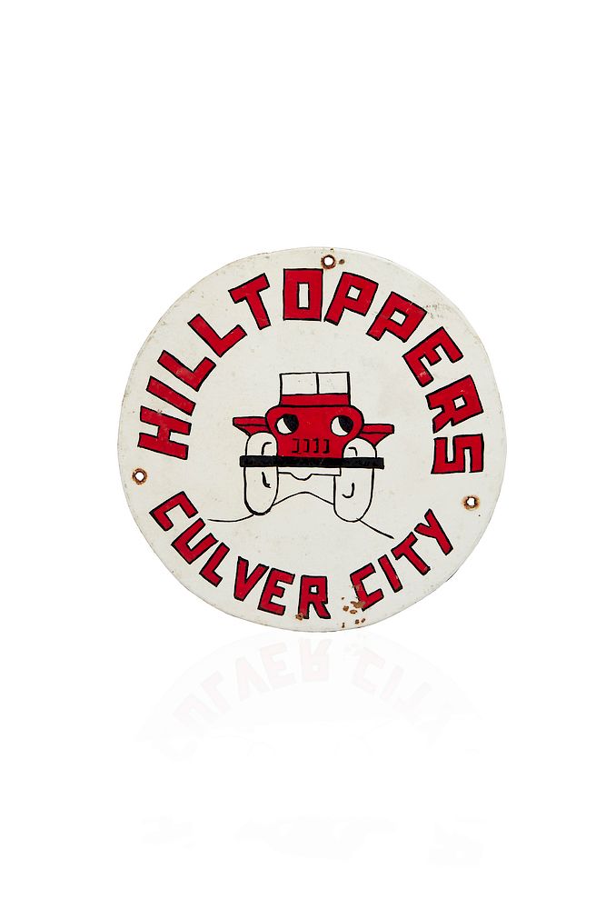 Appraisal: Hilltoppers Jeep Club Sign Round Hilltoppers Culver City four by