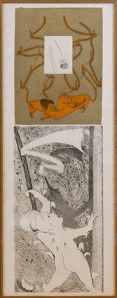 Appraisal: FRANCESCO CLEMENTE b NOT ST GIROLAMO Etching aquatint and drypoint