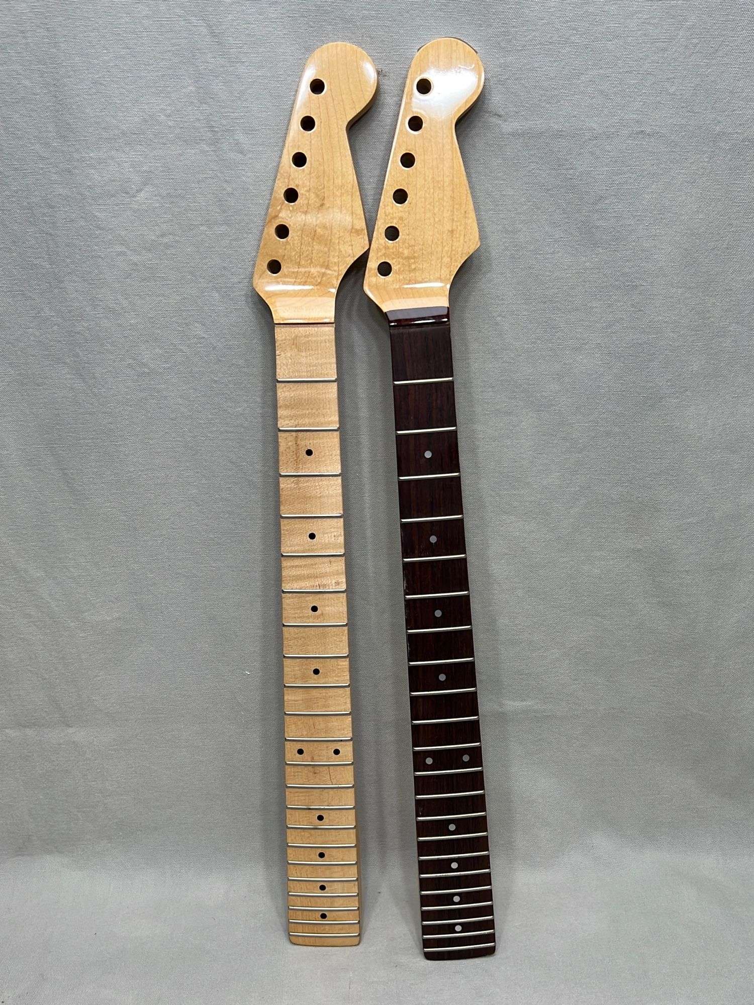 Appraisal: unfinished strat style necks unfinished strat style necks All guitars