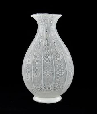 Appraisal: A Large Mid-Century Modern Italian Glass Vase Unmarked by the