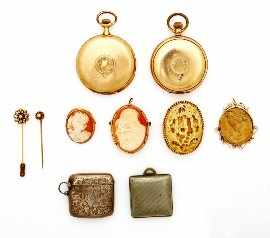 Appraisal: A collection of jewellery costume jewellery and watches including a