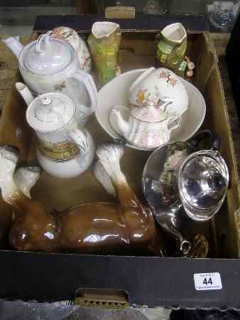 Appraisal: Tray to include Sadler Ginger Pots Large Shire Horse Tea