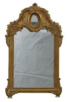 Appraisal: A French Style Wall Mirror ca th Century A molded