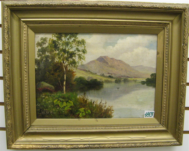 Appraisal: W WITHAM oil on canvas British th th century Summer