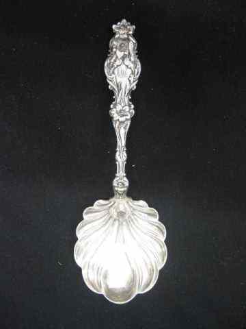 Appraisal: Whiting ''Lily'' Sterling Silver Casseroleor berry spoon circa elaborate bowl