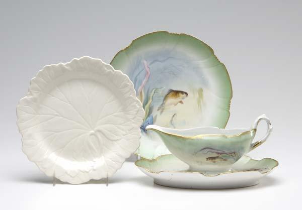 Appraisal: ASSORTED CHINA Forty-five pieces including thirteen piece transfer decorated porcelain