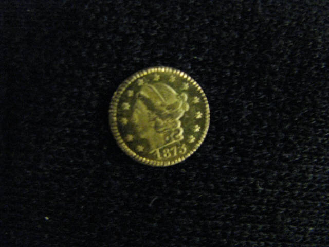 Appraisal: California Gold Dollar uncirculated