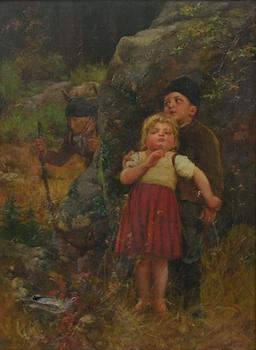 Appraisal: Paul Hermann Wagner German active ca Oil on canvas approx