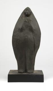 Appraisal: Jorge Luis Cuevas Standing woman signed to base Cuevas bronze