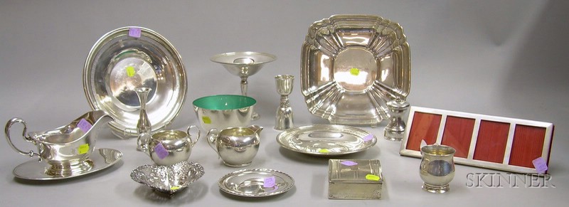 Appraisal: Approximately Sixteen Pieces of Assorted Sterling Silver and Weighted Items