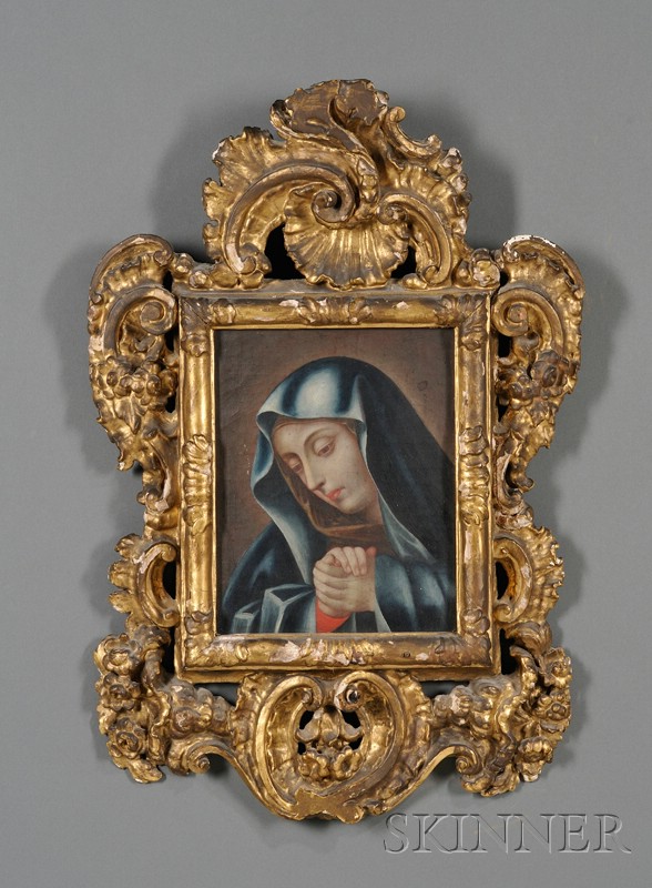 Appraisal: After Salvatore Rosa Italian - Young Madonna th century unsigned