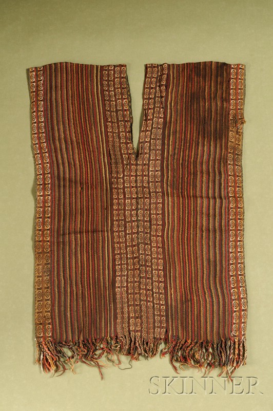 Appraisal: Pre-Columbian Shirt Peru Huari c - A D the sleeveless