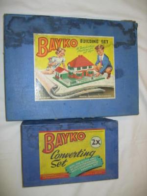 Appraisal: Bayko Building Sets and X including instruction book boxed F