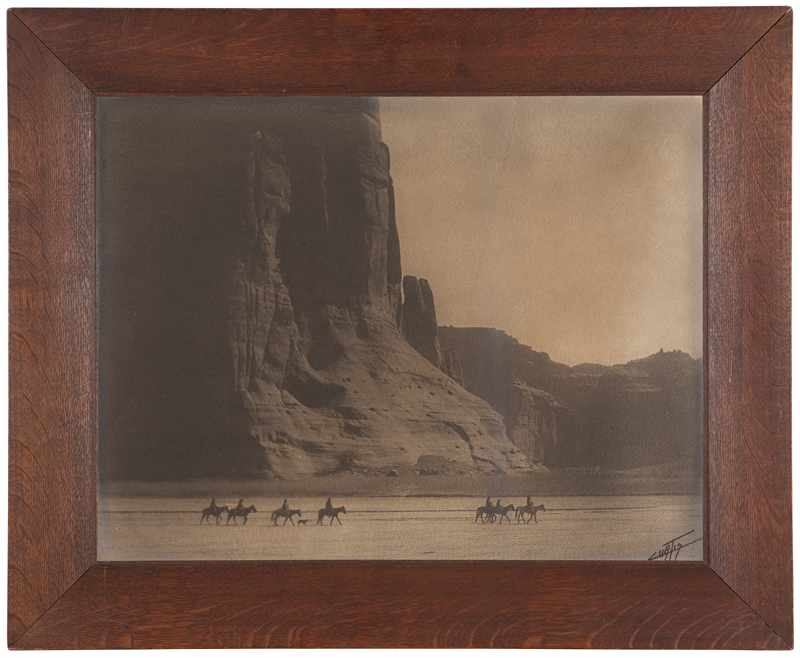 Appraisal: Canyon de Chelley Arizona Navaho signed in ink lower right