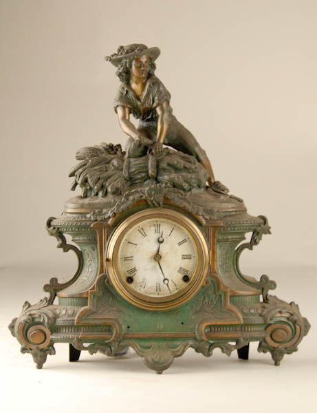 Appraisal: Ansonia Reaper Clock day time and strike H W D