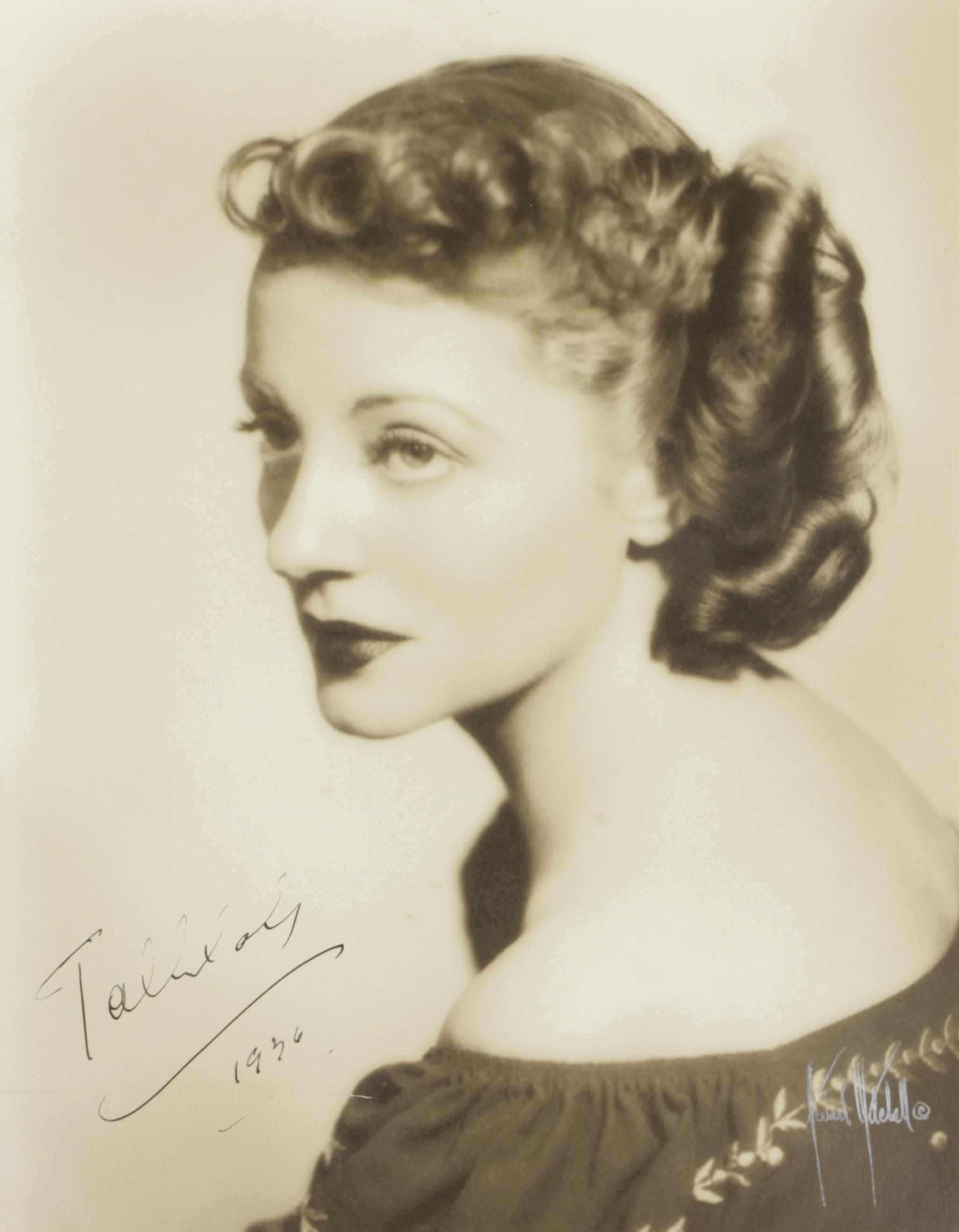 Appraisal: BANKHEAD TALLULAH - Autograph Letters Signed and Typed Letters Signed