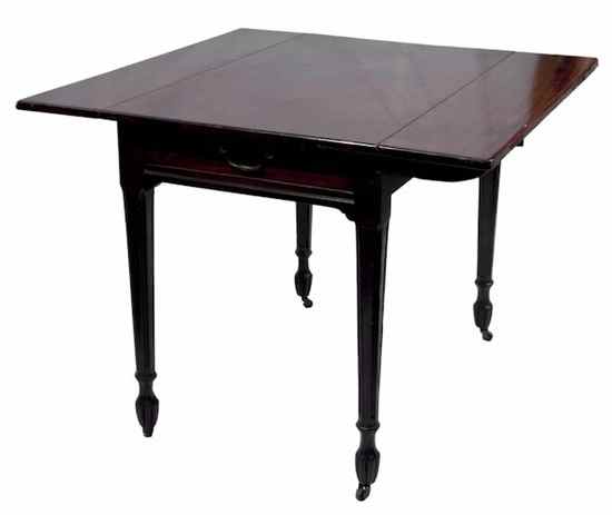 Appraisal: a George III mahogany Pembroke table circa after a design