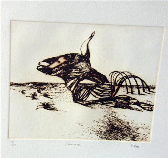 Appraisal: Sidney Nolan - 'Carcase' limited edition print signed in pencil