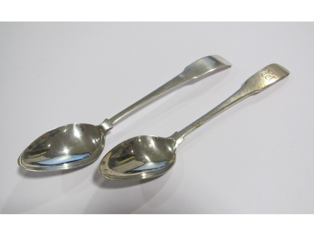 Appraisal: Two Inglis Patrick Canongate circa teaspoons