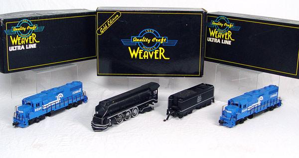 Appraisal: PIECE WEAVER TRAINS ENGINES IN BOXES To include G LP