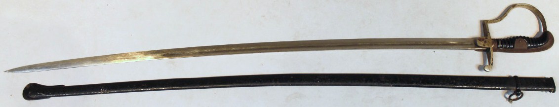 Appraisal: A late thC officer's sword the slender plain blade with