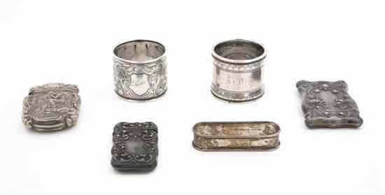 Appraisal: Five American Sterling Silver Articles of various makers comprising three