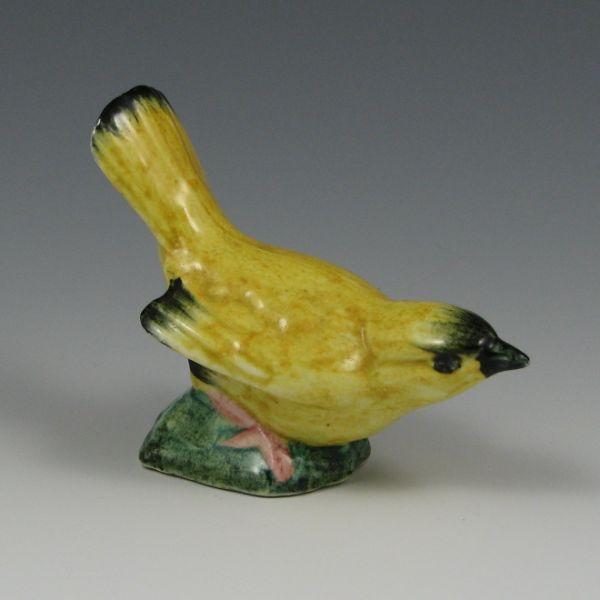 Appraisal: Stangl Wilson Warbler in bright yellow Marked with Stangl Pottery