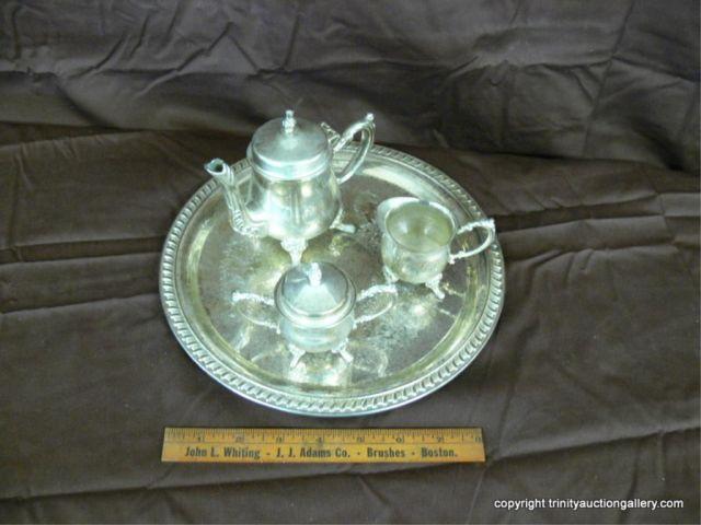 Appraisal: Godinger Silverplate Sampler Tea Service Set - also marketed as