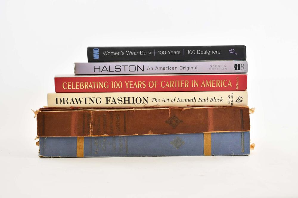 Appraisal: SIX REFERENCE BOOKS ON FASHION AND RELATEDIncluding Paul-Louis Giafferi Histoire