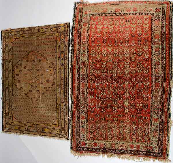 Appraisal: Hamadan and Turkish Rugs Persian and Turkish includes a Hamadan