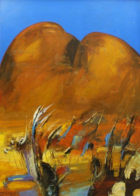 Appraisal: Reinis Zusters - Texture of the Desert The Olgas oil