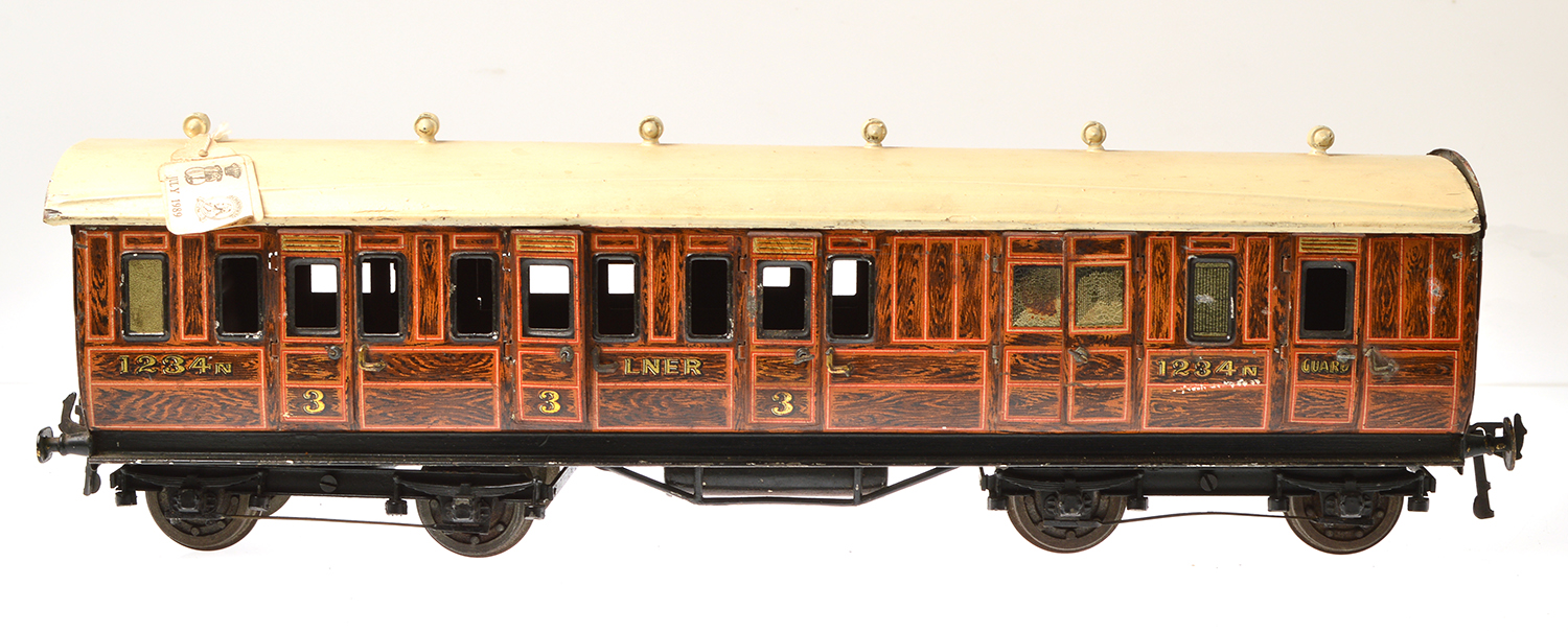 Appraisal: CARETTE COMPOSITE LNER COACH C 'S PURCHASED FROM THE JULY