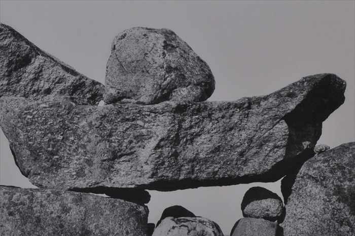 Appraisal: AARON SISKIND - MARTHA'S VINEYARD ROCKS Silver print x in