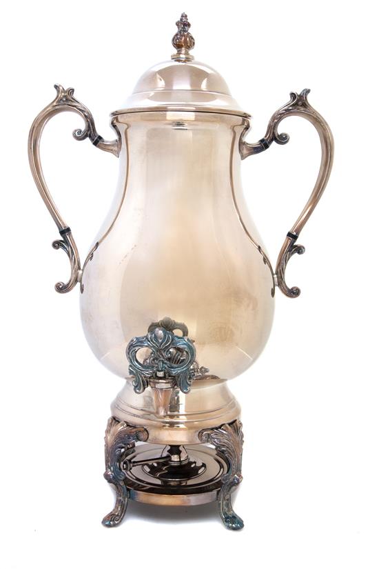 Appraisal: Sale Lot A Silver Plate Coffee Urn th century Height