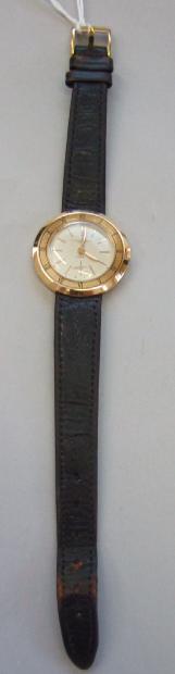 Appraisal: A gentleman's gold circular cased Audemars Piguet Co Geneve GOBBI