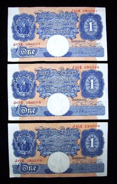 Appraisal: Three consecutive notes Peppiatt J E -