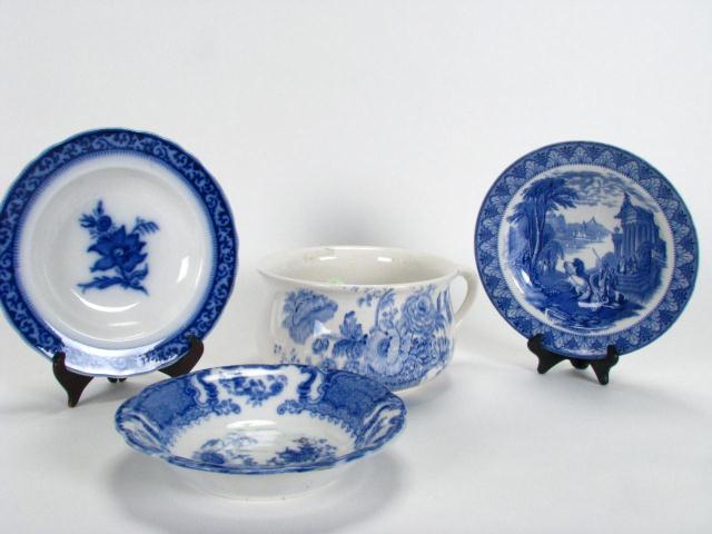 Appraisal: Group of English Blue and White Porcelain including Crown Devon